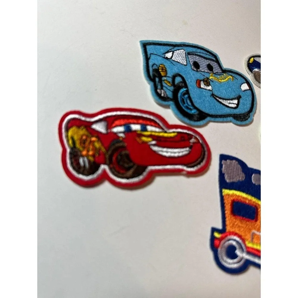 Cars Lot of 5 Patches Disney Pixar Lightning McQueen  Embroidered